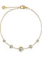 Edblad Women's Gold Plated Steel Bracelet with Zircon 18cm