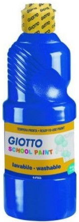 Giotto Τέμπερα Ζωγραφικής Μπλε Σκουρη 500ml