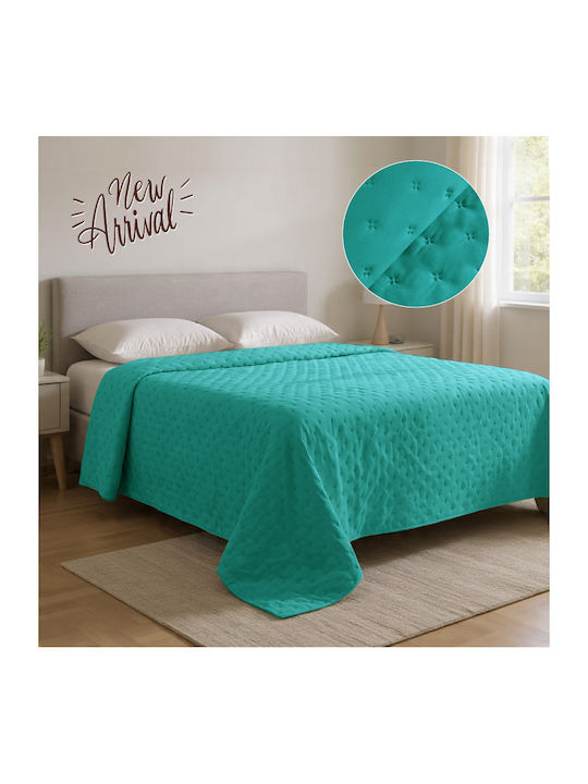 Isadore Lorraine Sofa Throw 2 Seater Jacquard 220x240cm Aqua