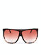 Loewe Women's Sunglasses with Brown Frame and Red Lenses