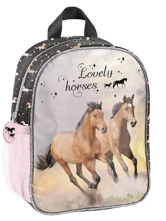 Paso Kindergarten Backpack School Bag with Water Bottle Holder 22 x 10 x 28cm