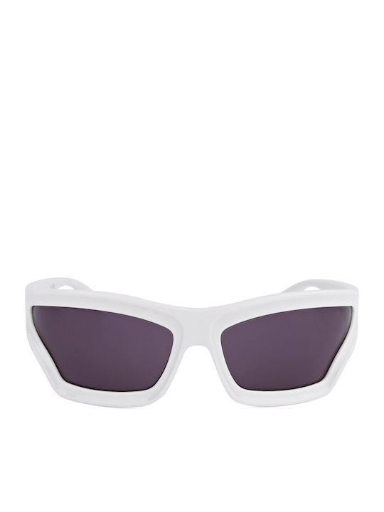 Loewe Unisex Sunglasses With White Frame And Gray Lens