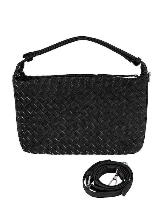Celestino Women's Suede Look Handbag Black