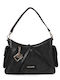 Leather Women's Crossbody Bag Black