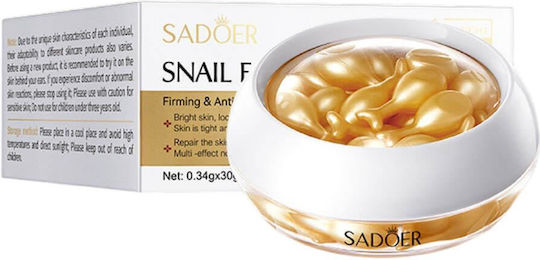 Sadoer Snail Moisturizing and Anti-Aging Essence for Face with Snail Secretion for Firming and Revitalization