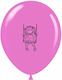 Latex Printed Santoro Balloon 13″ Pink Pack 10 Pieces