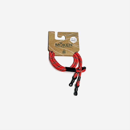 Moken Unisex Sunglasses Ring Cords Red Black Yellow Mkn06-rd-blk-yl