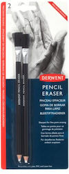 Derwent Derwent Professional Eraser 2 Pcs Set Pencil Type Brush Included