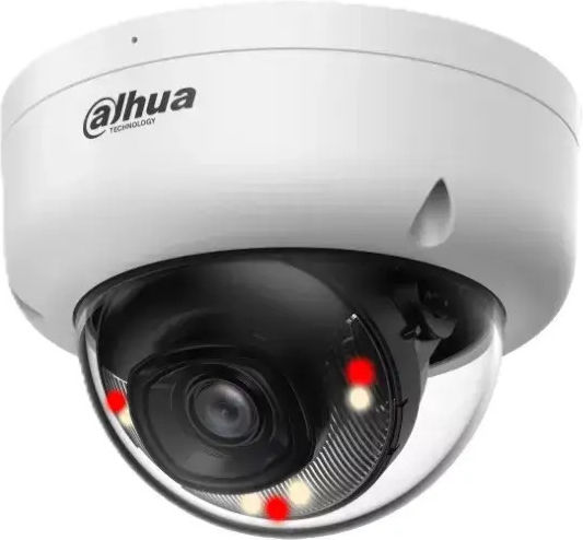 Dahua IPC-HDBW1439E1-A-IL-0280B-S6 IP Камера за Видеонаблюдение Full HD+ 4MP Водоустойчива с Двупосочна Комуникация и Обектив 2.8mm