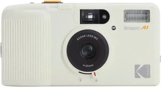 Kodak Snapic A1 Film Camera White Motorized