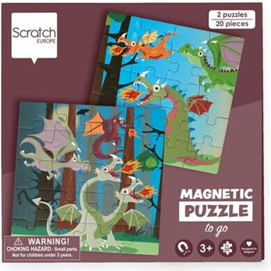 Kinderpuzzle Scratch Magnetisch Für 3+ Jahre 20 Stück Scratch Europe