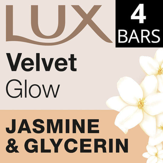 Lux Glow Soap Bars with Glycerin 4x90g