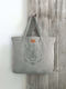 Nima Keya Home Fabric Beach Bag Gray