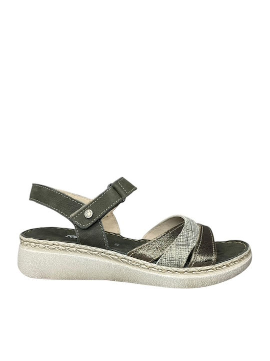 Riposella Anatomic Green Sandals