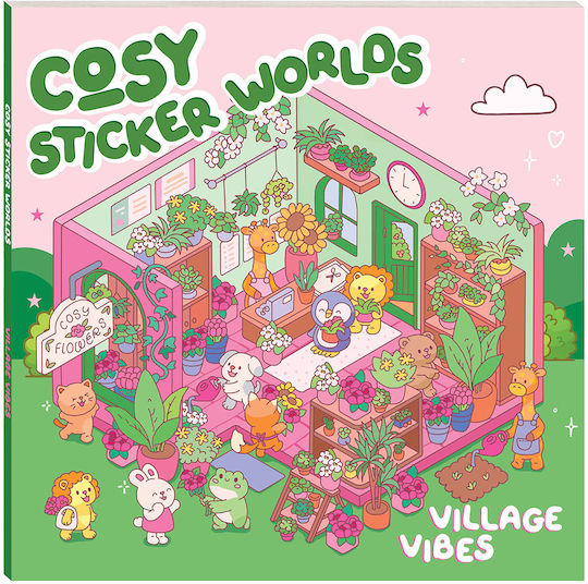 Cosy Sticker Worlds Village Vibes