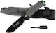 Ganzo Survival Knife Gray in Sheath