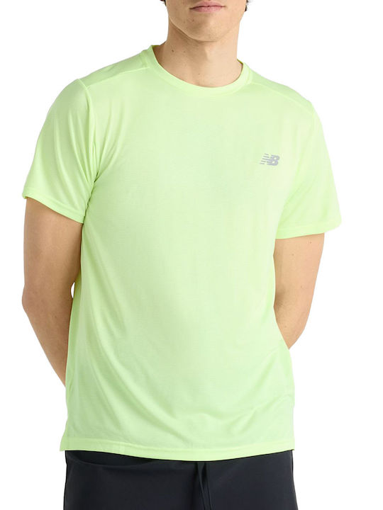 New Balance Tricou Sport Galben