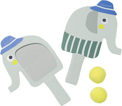 Sunnylife Ρακέτες Παραλίας Παιδικές Velcro Eli Elephant Multi 26180111