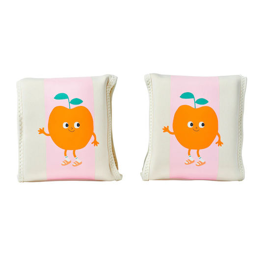Sunnylife Swimming Armbands Poppy Peach Pink Stripe 26180104