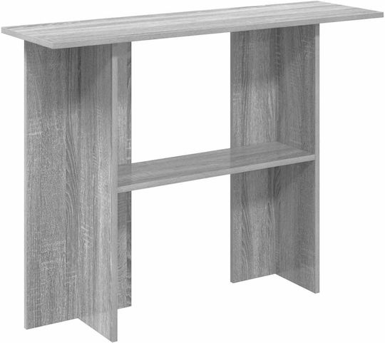 Wooden Console Gray Sonoma L100xW30xH75cm