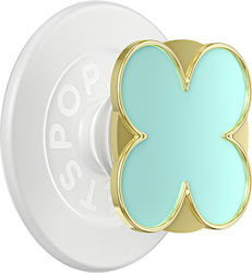 Popsockets Smartphone Popgrip Premium Enamel Clover Pattern Solid Fixing Green