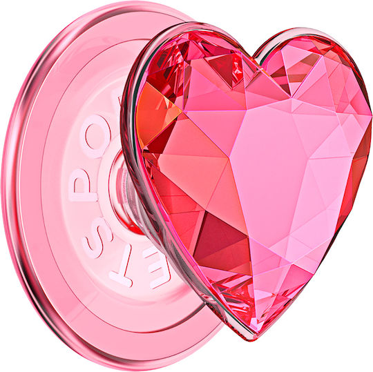 Popsockets Smartphone Popgrip Premium Magsafe Stand Selfie Crystal Effect Pink