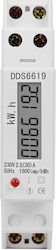 Contor Monofazat de Energie Electrică Sinotimer 230V AC 50Hz 2.5 60 A Afișaj Digital LED DDS6619-002-30A Contor Monofazat de Energie Electrică Sinotimer 230V AC 50Hz 2.5 60 A Afișaj Digital LED DDS6619-002-30A