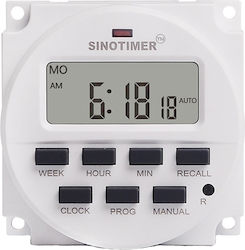 Comutator Temporizator Electric Digital Automat Sinotimer Programabil 230v 16a Tm618sh-2 Comutator Temporizator Electric Digital Automat Sinotimer Programabil 230v 16a Tm618sh-2