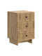 Wooden Brown Bedside Table 43x41x66.5cm
