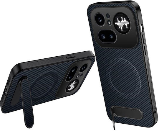Wanlonfeng Umschlag Rückseite Kunststoff Blau Nichts Phone (4a) Pro