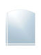 Metavak Semicircular Bathroom Mirror 40x50cm