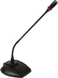 BM-D31 Gooseneck Desktop Condenser Announcement Microphone with Batteries or Phantom 48V DC