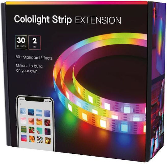 Waterproof Smart LED Strip Cololight Wi-Fi USB 5V RGB Light 2m with Power Supply
