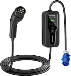 Portable Single Phase Charging Station 7kW with Built-in Type 2 Cable (JG-06238)