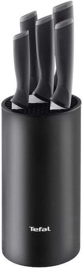 Tefal Knife Set with Base from Stainless Steel 20cm 5 Pieces