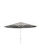 Professional Round Aluminum Parasol Gladell Grey Φ3m
