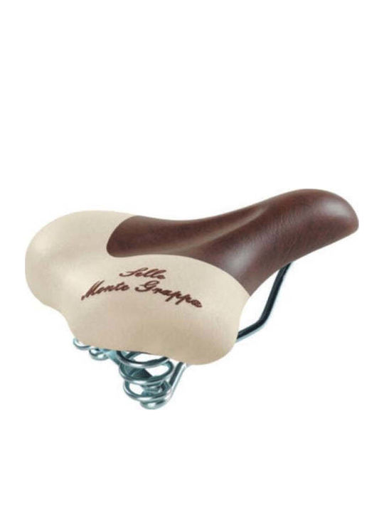 Monte Grappa Brown Bicycle Saddle