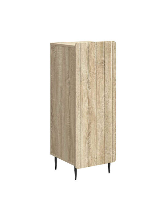 Sideboard Made of Wood & Metal Sonoma Oak 34.5x...