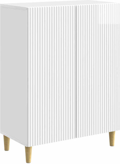 Μπουφές Ξύλινος Λευκό 66x34.5x90cm