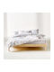 Kentia Breza Double Bed Sheet Set 240x270cm Dusty Pink (4pcs)