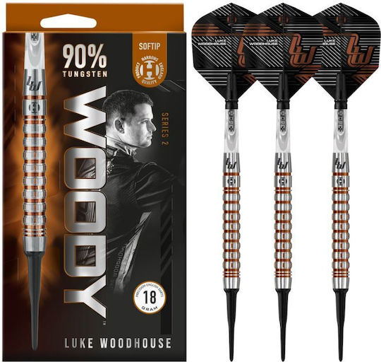 Harrows Woody Luke Woodhouse 2 Дартса 90% Softip