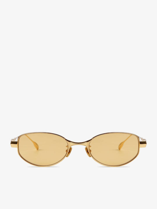 Projekt Produkt Unisex Sunglasses with Gold Metallic Frame 500304