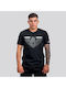 Fight T-shirt Μαυρη