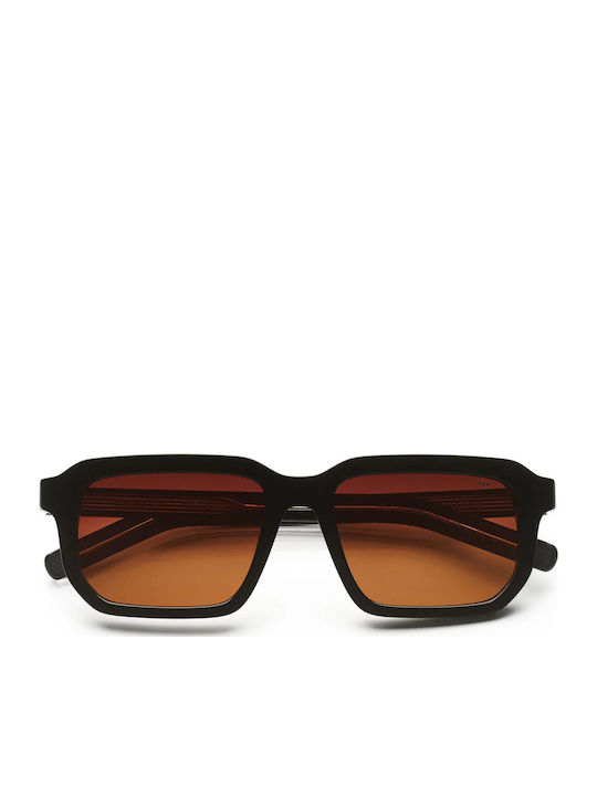 Komono Grand Men's Sunglasses with Black Horn-Rimmed Frame KOM-S20325 Komono Grand Men's Sunglasses with Black Horn-Rimmed Frame KOM-S20325