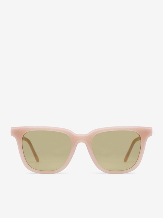 Projekt Produkt Men's Sunglasses with Pink Horn-Rimmed Frame 476389