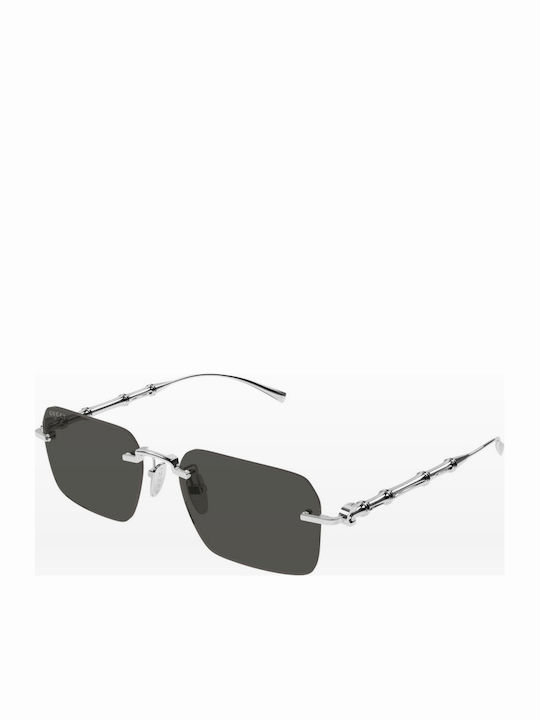 Gucci Унисекс Слънчеви Очила с Сребърна Рамка и...