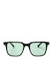 Faos Unisex Sunglasses with Black Horn-Rimmed Frame 501880