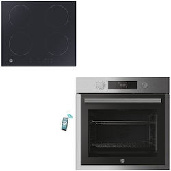 Hoover Aufsatzbackofen mit Induktiv Kochfeldern Inox HI642CTT/1 UP5B3YTX