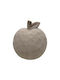 Decorative Ceramic Apple Matte Beige 16x12x19.8cm Nag116k4 Espiel