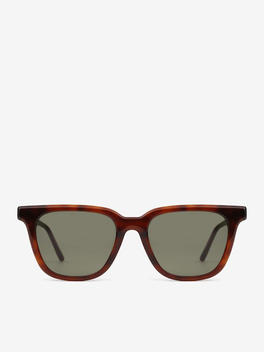 Projekt Produkt Men's Sunglasses with Brown Tartaruga Horn-Rimmed Frame 476386